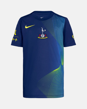 Spurs Nike Youth Blue Third Warm Up T-Shirt 2025/26