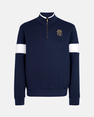 Spurs Mens THFC Gold Embroidered Zip Sweatshirt