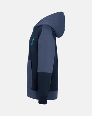 Spurs Kids Navy Colour Block Overhead Hoodie