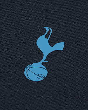 Spurs Kids Navy Colour Block Overhead Hoodie