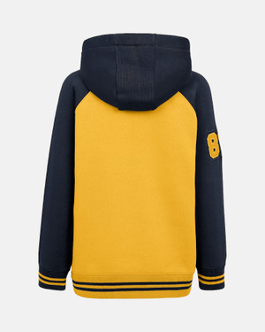 Spurs Kids Yellow Varsity Colour Block Hoodie