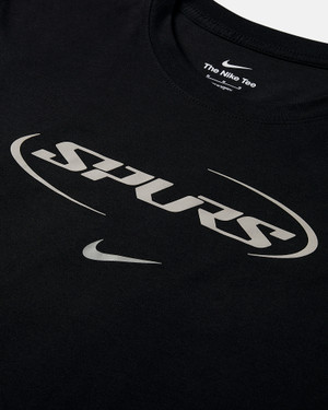 Spurs Nike Mens Black 'Spurs' T-Shirt 2025/26