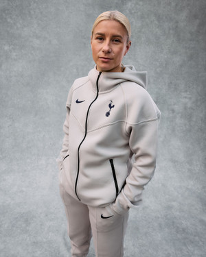 Spurs Nike Womens Grey Tech Hoodie 2025/26