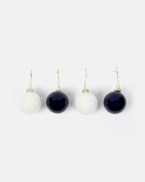 Spurs 4 Pack Crest Baubles