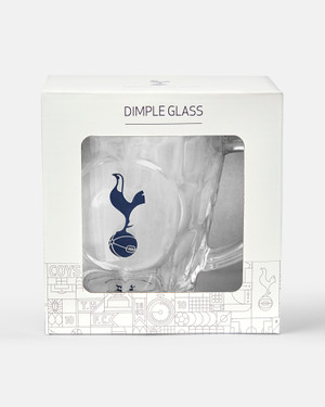 Spurs Boxed Crest Dimple Glass