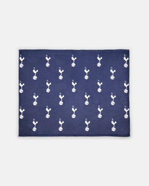 Spurs Crest Navy Fleece Blanket