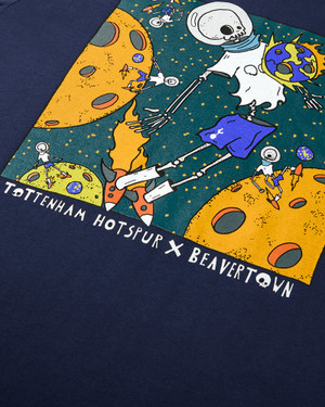 Spurs X Beavertown Navy Printed T-Shirt