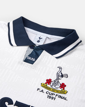 Spurs Retro 1991 FA Cup Final Long Sleeved Shirt