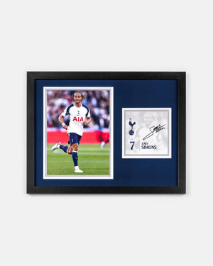 Spurs 2025/26 Xavi Simons Framed Picture