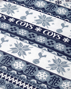 Spurs Kids Family Navy Fairisle Pyjama Set