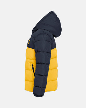 Spurs Kids Colour Block Padded Yellow Jacket