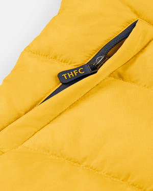 Spurs Kids Colour Block Padded Yellow Jacket