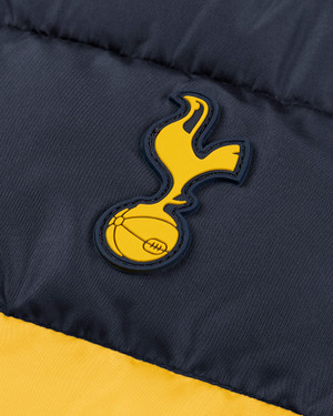Spurs Kids Colour Block Padded Yellow Jacket