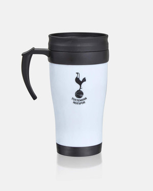  Spurs White Travel Mug With Crest 