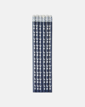  Spurs 6 Pack of Pencils with Eraser Top 
