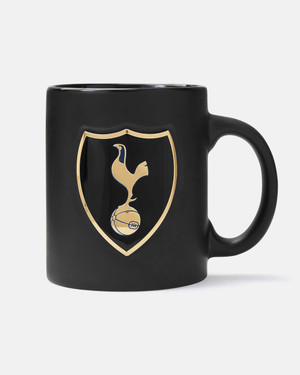  Spurs Black Mug with Crest 