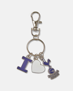  Spurs I Love Tottenham Hotspur Keyring 