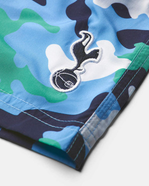  Spurs Kids Camo Print Swim Shorts 