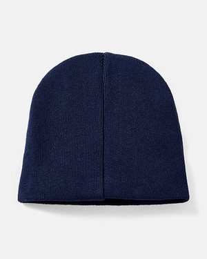 Caps & Hats Kids Cotton Navy Knitted Hat 