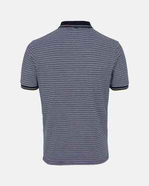 Spurs Men Dot And Stripe Pattern Polo | Official Spurs Store