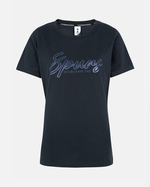  Spurs Womens Navy Holographic Dot Tee 