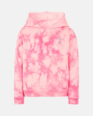  Spurs Kids Pink Tie Dye Hoodie 