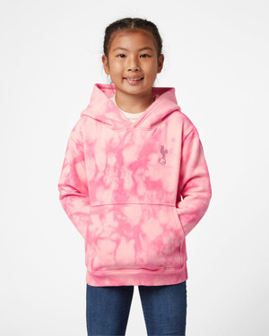  Spurs Kids Pink Tie Dye Hoodie 