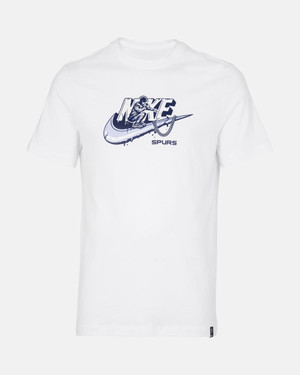 Nike Training Wear Spurs Adult Nike White Graphic Futura T-Shirt 2023/24 