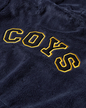  Spurs Kids Cockerel Navy Embroidered Robe 