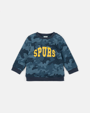  Spurs Baby Camo Print Sweatshirt 