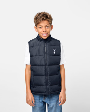 Spurs Kids Navy Padded Gilet