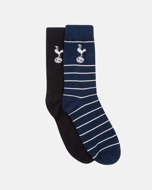  Spurs Mens 2 Pack Dress Socks 