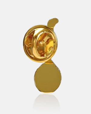 Spurs Gold Plated Cockerel Pin Badge 