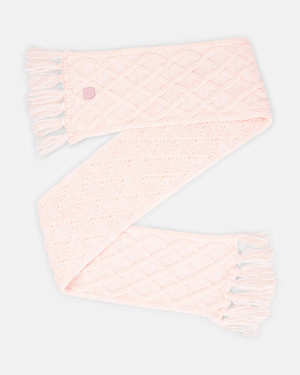  Spurs Adult Pink Cable Scarf 
