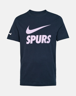 Mens tees Spurs Nike Mens Tour Navy Swoosh T-Shirt 2023/24 