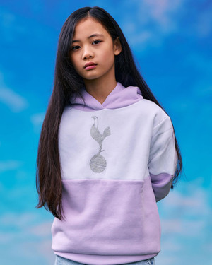  Spurs Kids Colour Block Purple Hoodie 