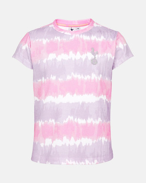  Spurs Kids Tie Dye Pink Tee 