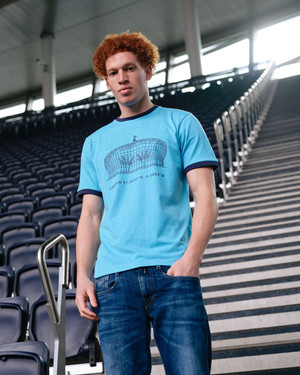  Spurs London Back Print Stadium Blue T-Shirt 