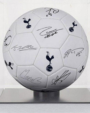  Spurs 2023/24 Signed Football in Cube 