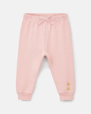  Spurs Baby Pink And Gold Joggers 