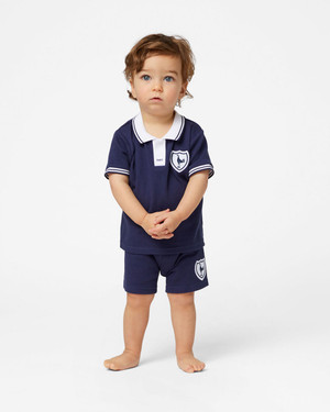 Baby Spurs Baby Retro Crest Short and Tee Set 