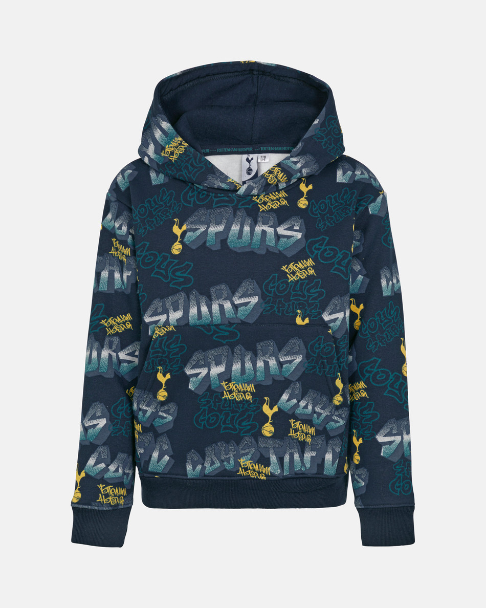 Spurs Kids Cockerel Graffiti Navy Hoodie Spurs Store