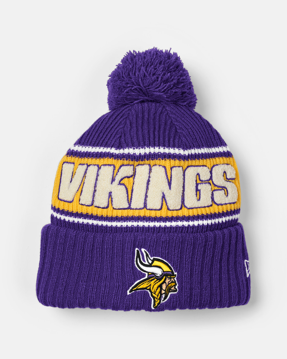 Spurs New Era NFL Minnesota Vikings Purple Beanie Spurs