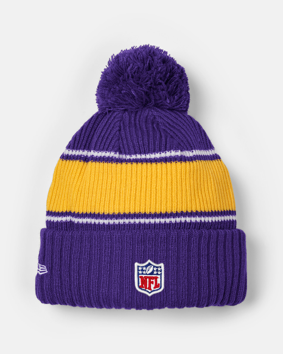 Spurs New Era NFL Minnesota Vikings Purple Beanie Spurs