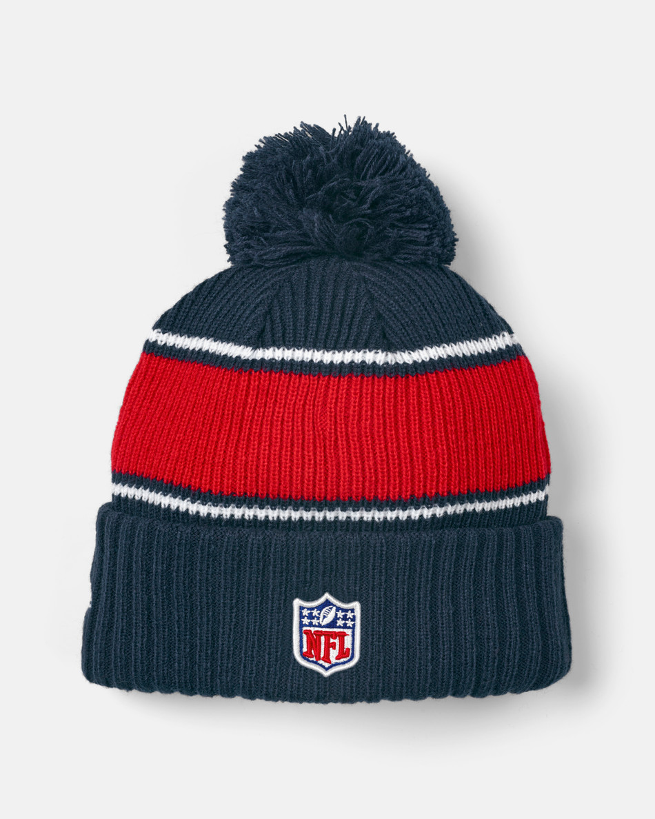 Spurs New Era NFL New England Patriots Pom Beanie Spurs