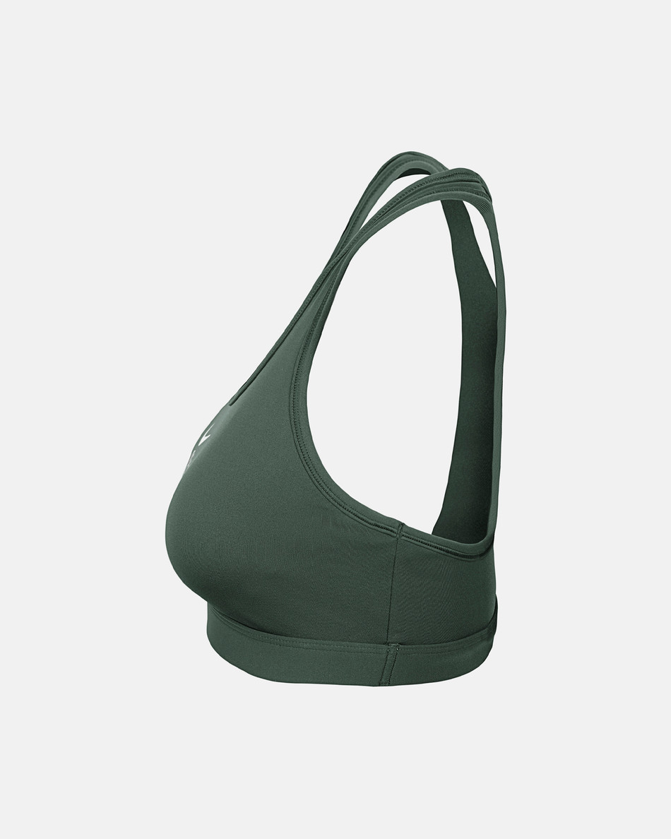 khaki nike sports bra