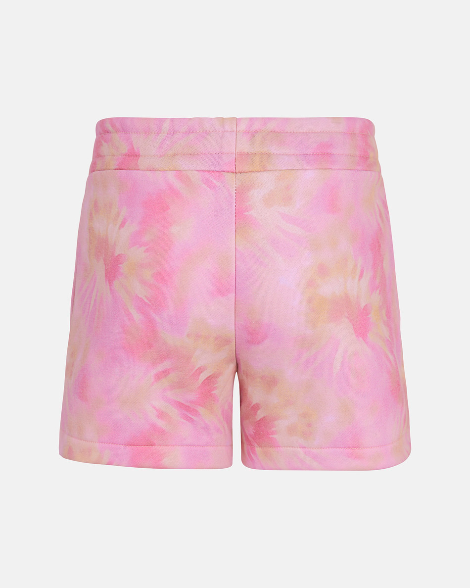 pink tie dye short