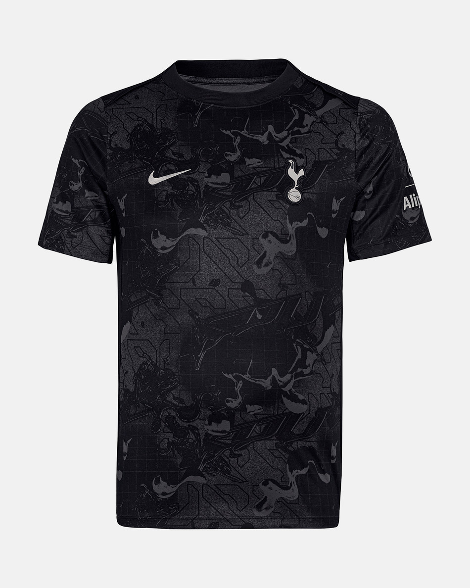 Spurs Nike Mens Black Away Warm Up T-Shirt Spurs