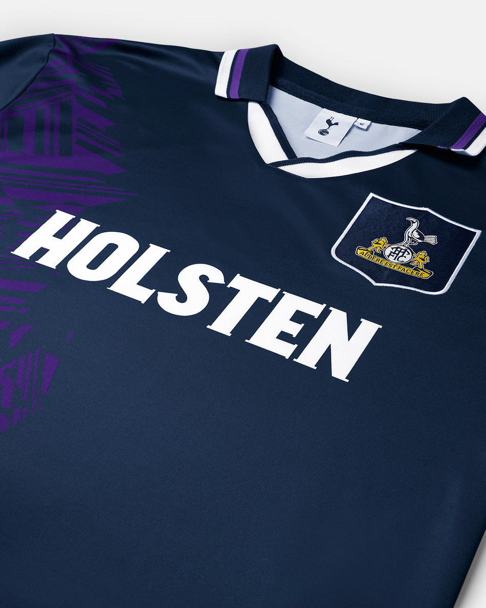 Purple Holsten Spurs Shirt Spurs Retro 1994 Away Long Sleeved