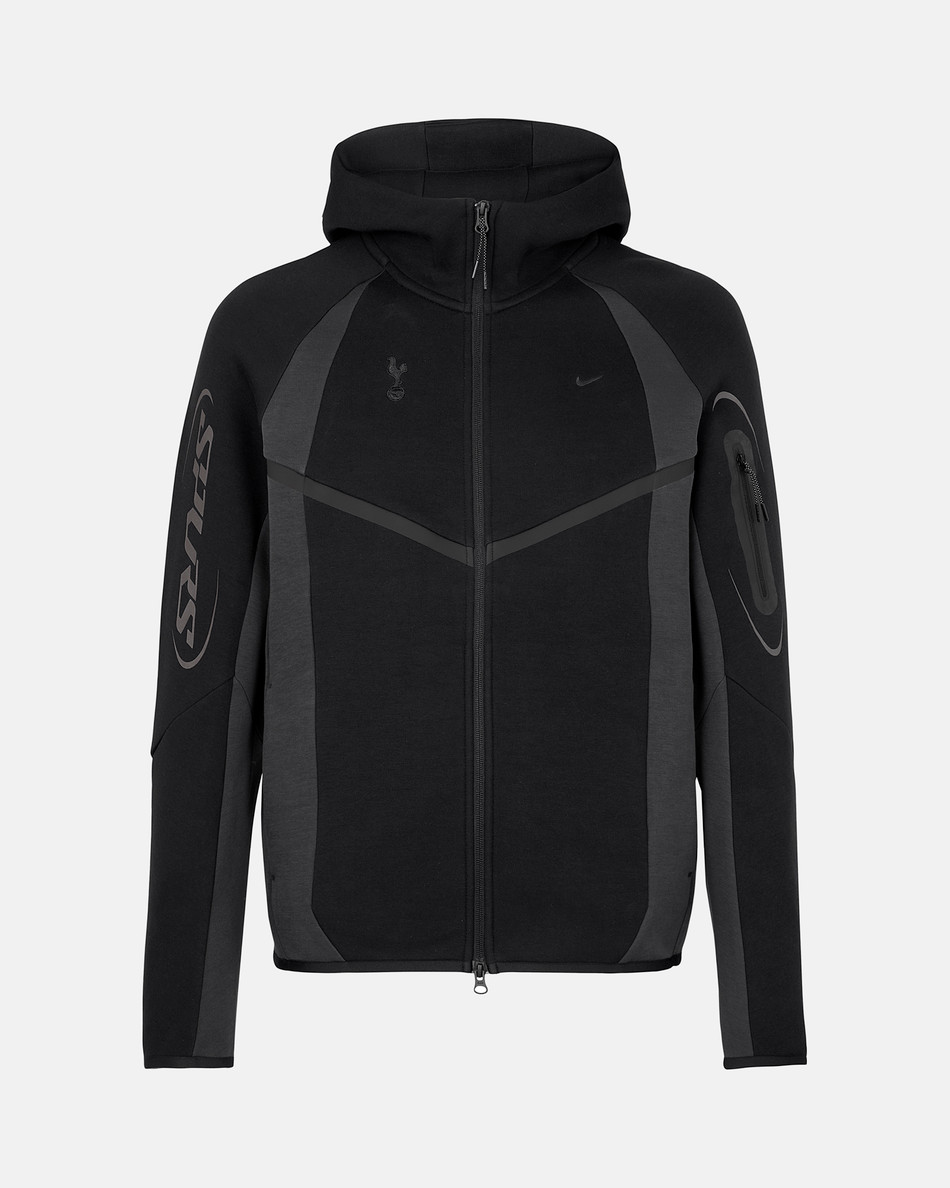 nike tech fleece black black